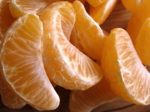 Gajos de mandarina