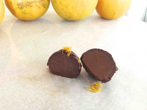 Trufas de naranja