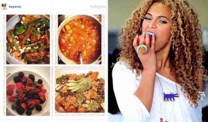 Beyonce vegetariana Naranjas Lola