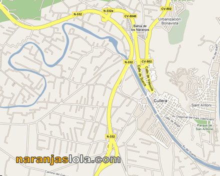 Mapa de Cullera, Situación, Cómo llegar a Cullera Mapa de Cullera, Situación, Cómo llegar a Cullera